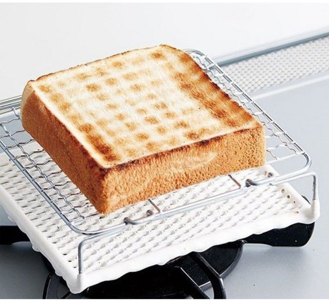 세라믹 석쇠 토스트 그릴 15cm 카모메 직화 그릴, 소 - 15cm, 1개