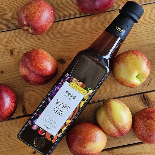 야채(5년숙성)천연발효식초100% 다이어트 혈당 자연전통 유기농 정성담은 덕산농원(PET병), 3개, 500ml