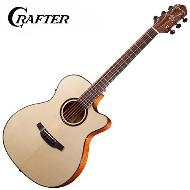 크래프터 어쿠스틱기타 HTE250 EQ 픽업 장착 밴드 동아리 라이브 공연용 버스킹 Crafter Guitar