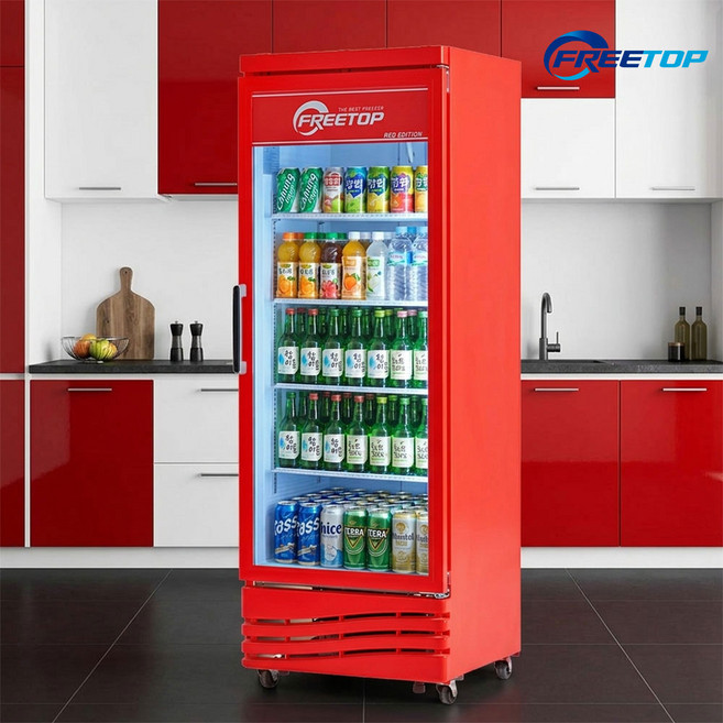 소상공인지원 음료수 냉장고 385L 업소용 쇼케이스 FT-470AR 올레드 술장고 약국 병원 주류 편의점, FT-470AR 올레드 (착불배송비 해피콜안내)