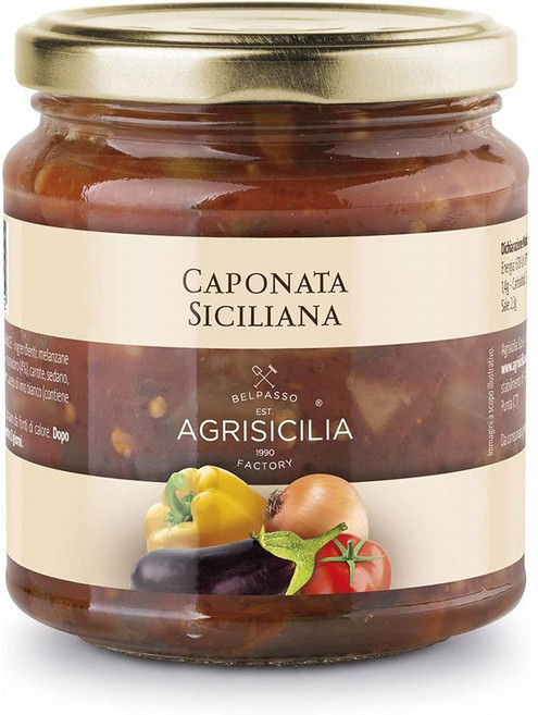 이탈리아 아그리실리아 시칠리아 카포나타 페스토 스프레드, 1개, 280g