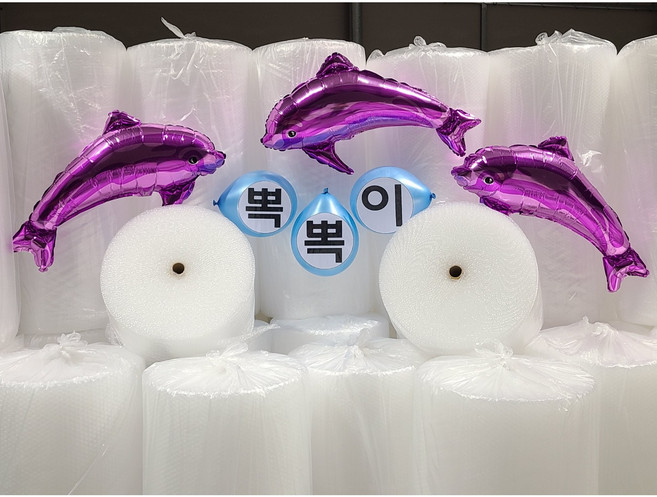 포장용 뽁뽁이 에어캡롤 투명4T, 3개