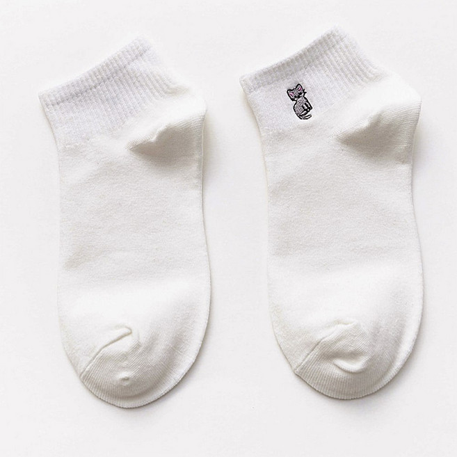 KINTTING 刺繡船襪