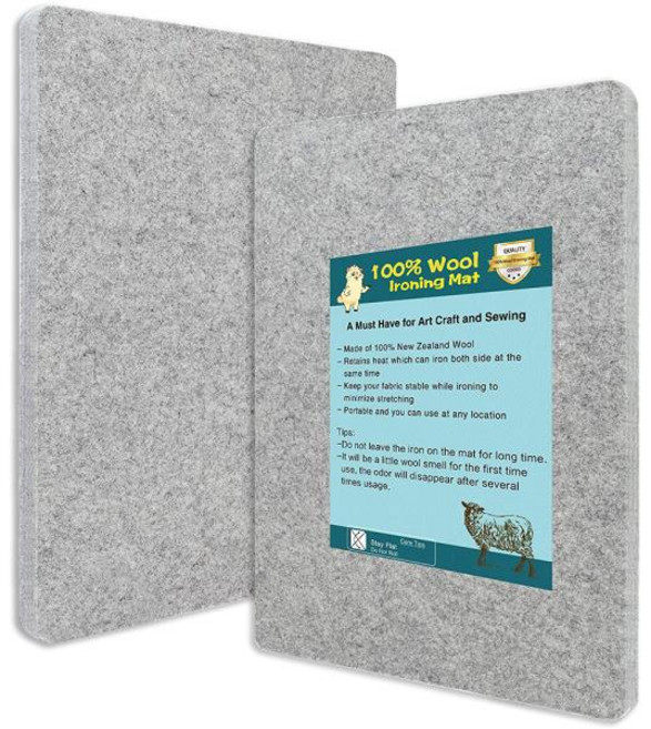 100% 뉴질랜드 양모 다림질 매트 다림질 봉제 양모 프레스 매트 다양한 크기의 양모 철판 퀼트 프로젝트, 08 8 x 8in