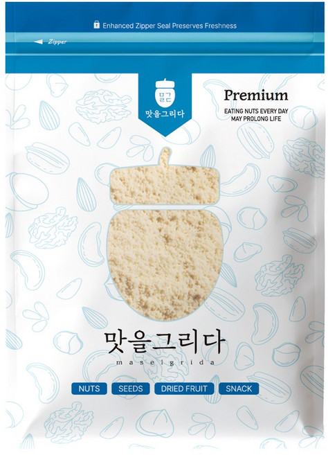 맛을그리다 아몬드 가루 분말 1kg, 1개