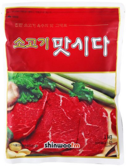 신우에프엠 쇠고기맛시다 1Kg 대용량, 1개