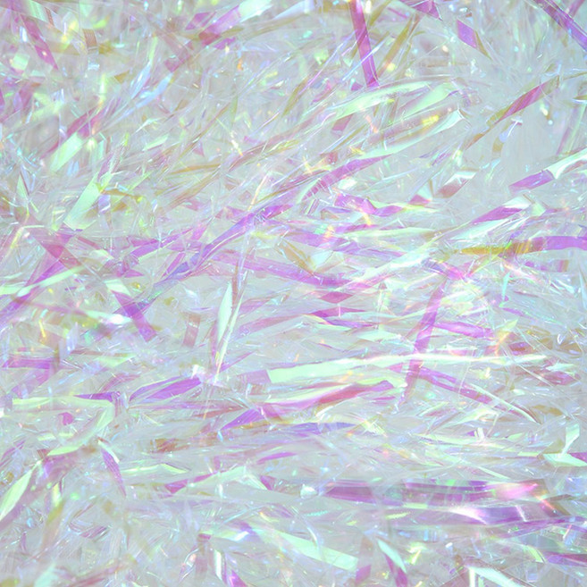 링비츠 글리터 반짝이 종이 스타핑 쵸핑 선물포장 완충제 500g, 1개, 오로라