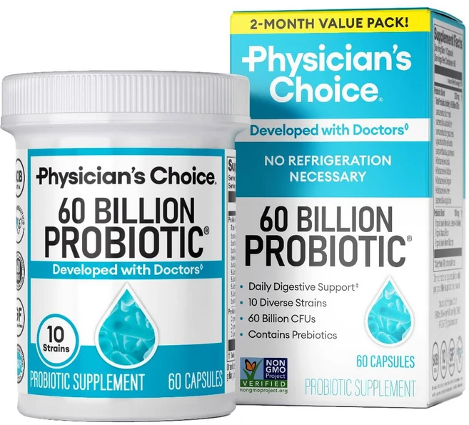 Physician s Choice 프로바이오틱스 600억 유산균 CFU 30정 - 쿠팡