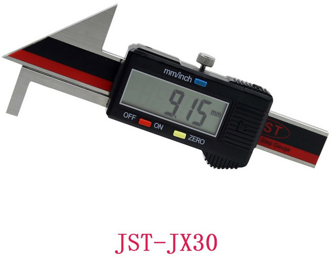 쐐 게 버니어 두께 측정 미터 1/100 브레이크 트레드 도막 용접갭자 19, 0 30 디지털 캘리퍼스, 1개