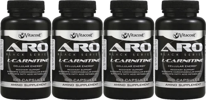 비타코스트 아로 블랙 시리즈 엘 카르니틴 500mg, 4팩, 100정, 100정 - 쿠팡