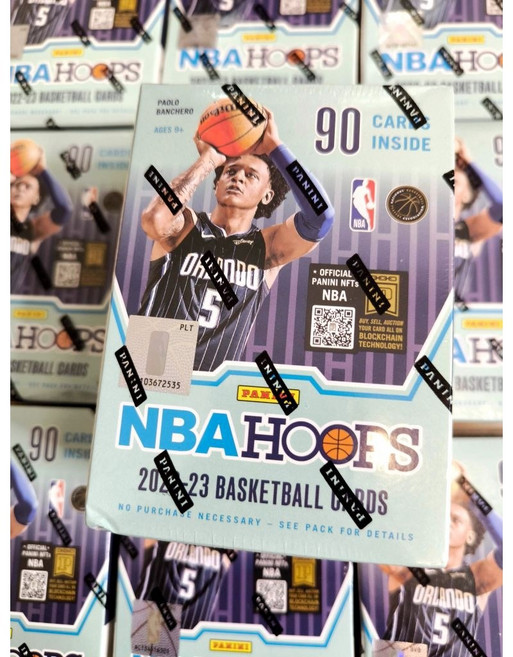 安心卡舖 全新卡盒 2022-23 NBA Hoops Holiday Blaster Box, 1個