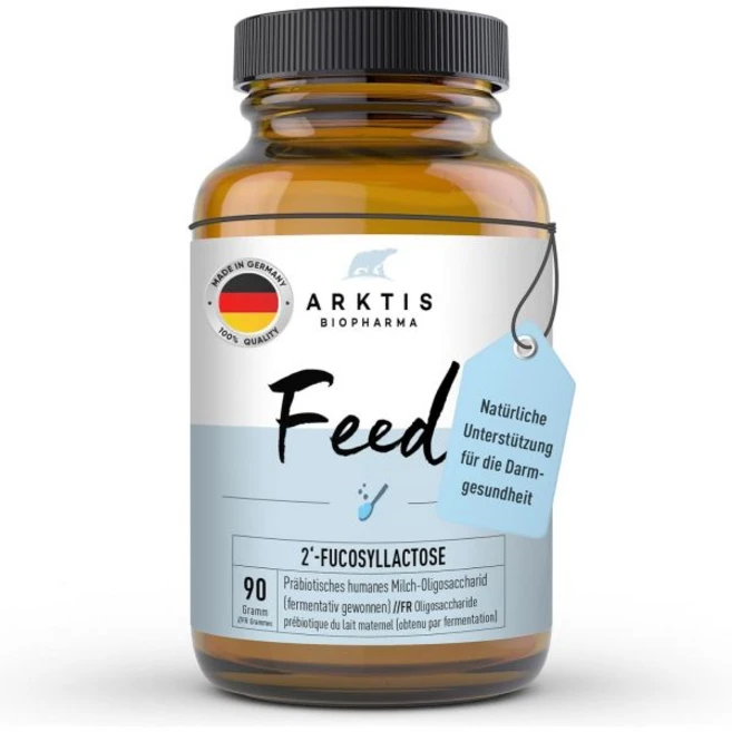 Arktis BioPharma 아크티스 바이오파마 피드 글라이케어® 2-푸코실락토스 90g 약국용 품질 - 1일 권장량 3g HMO 장 건강 자연 지원 프리바이오틱 파우더 인, 1개 - 쿠팡