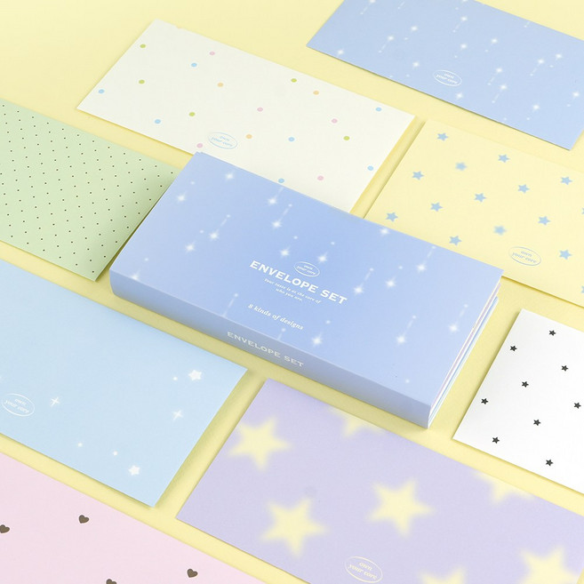 위시 가로 봉투 세트, 1개