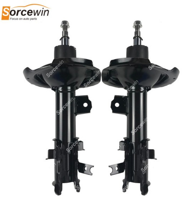 충격흡수기 현대 엑센트 기아 리오 자동차 부품 서스펜션 스트럿 액세서리 프론트 완충기 546040M000 1 개, 03 뒷좌석