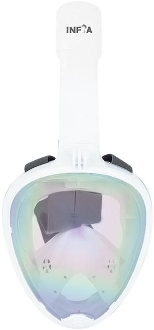 인피아 풀페이스 스노쿨링마스크 스노쿨링 세트, UV화이트