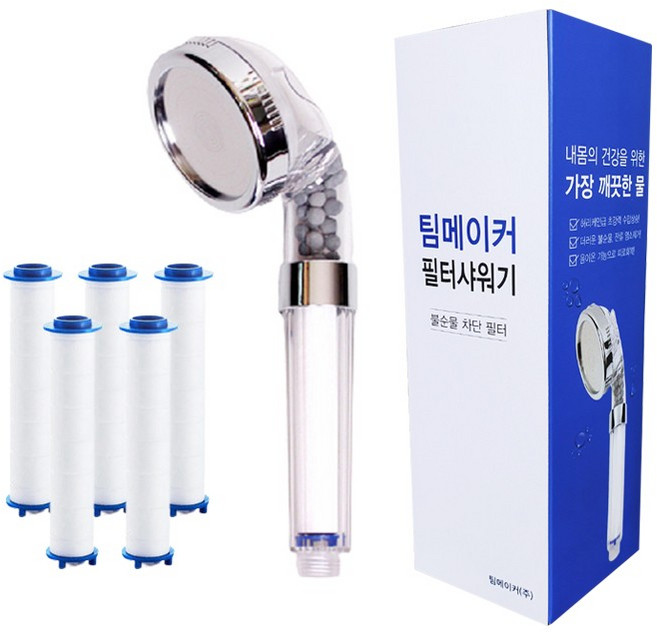 4위 - 해외여행 샤워기필터 태국 베트남 동남아 샤워기 필터, 샤워기필터(10P), 1개