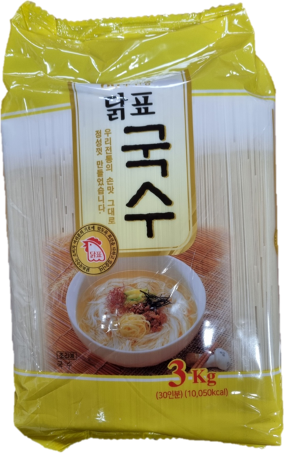 통큰 닭표국수 건면, 1개, 3kg
