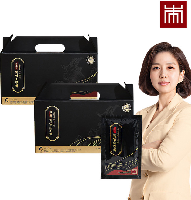 김소형 유황먹고자란 흑염소진액 자연방목 70ml x 30포 2박스, 2개, 2.1L