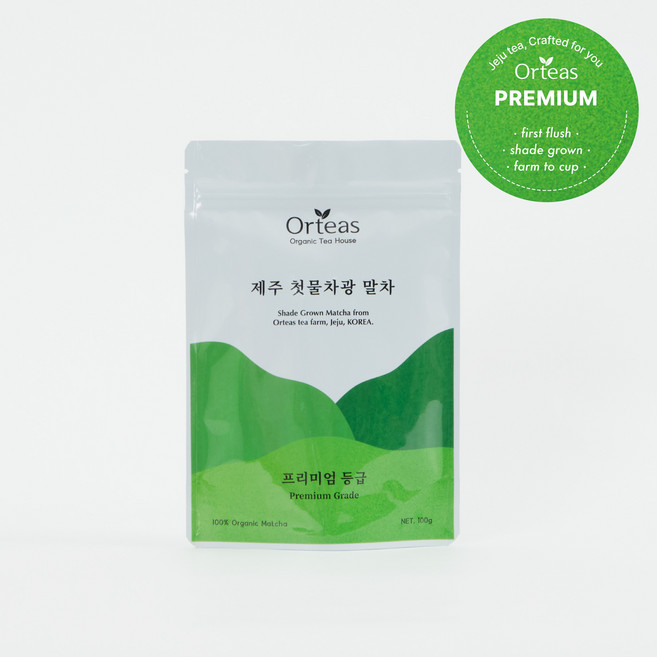 프리미엄 등급 올티스 제주 유기농 첫물차광 말차 티타임 파인다이닝 카페인 빵 브런치 샌드위치, 1개, 1개입, 100g