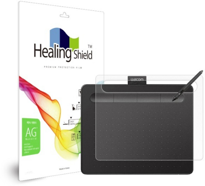 (힐링쉴드) 와콤 인튜어스 블루투스 CTL-4100WL 액정보호필름 (저반사 지문방지), 1개