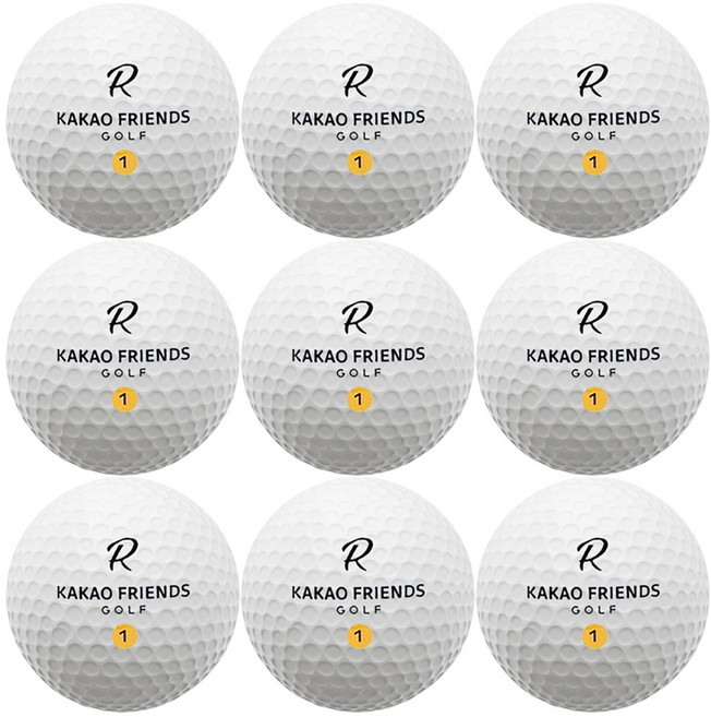 [샤인로스트볼] 카카오프렌즈 [A-등급], 1세트, 30개입, 화이트