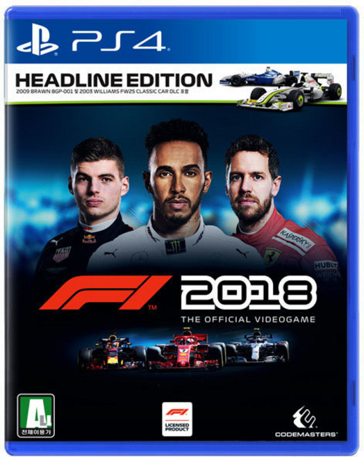 F1 2018 (PS4/중고) 정식발매판