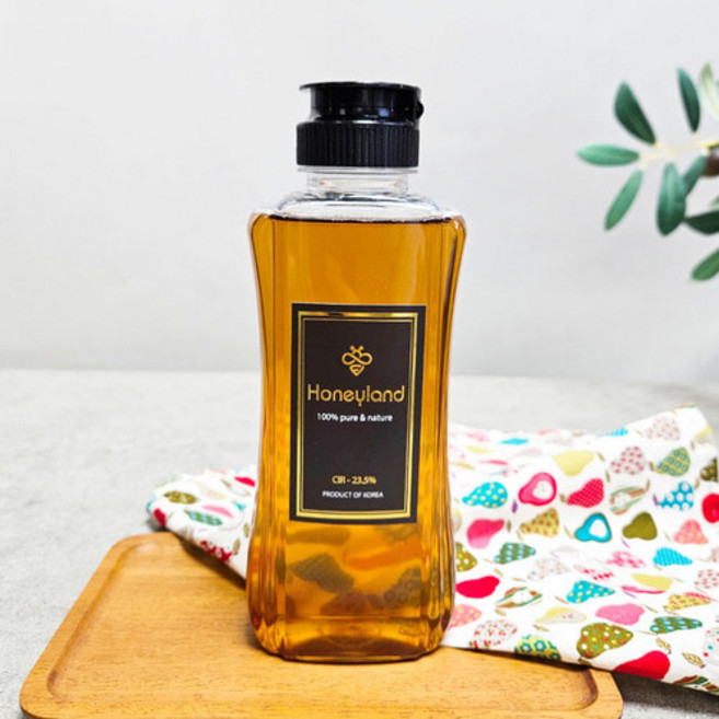 허니랜드 자연벌꿀 지리산 프리미엄 야생화꿀 500g, 1개