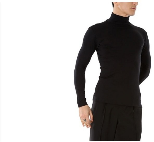 레나 by 알레마나 레나댄스복 남자 MT021웜폴라 티셔츠 폴라티 그레이 블랙 텐셀95%소재 부드러운 소재