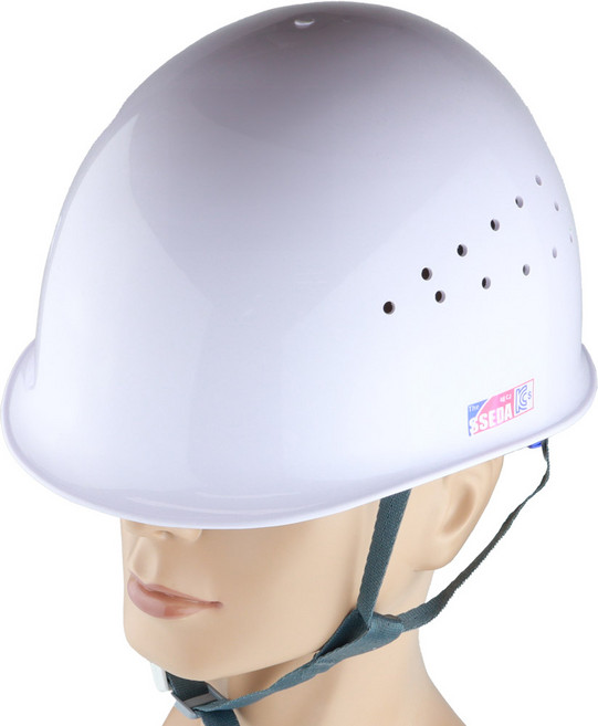 안전인증받은 국산 시원한 통풍 안전모, 백색, 1개