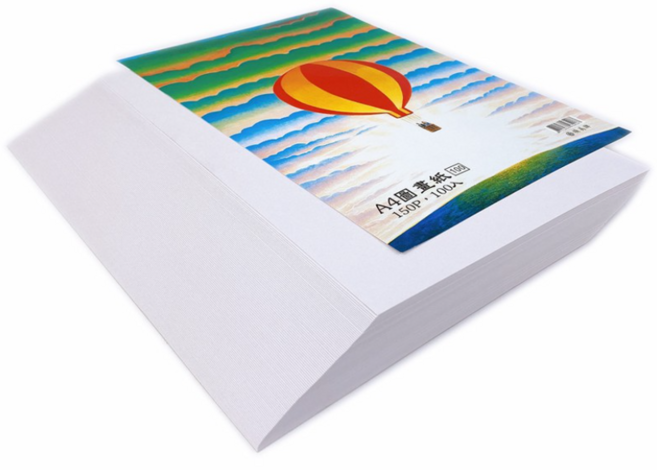 -文-國 圖畫紙 150磅加厚畫圖紙 每包100張入 台灣製造, A4, 1包