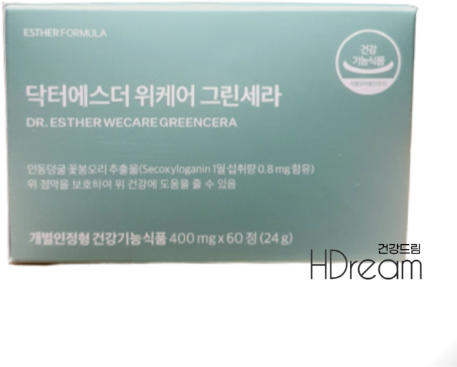 에스더포뮬러 닥터에스더 위케어 그린세라, 1박스, 60정