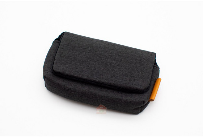 多功能相機包 適用Ricoh GR3 GR3x Sony RX100 G7X 布質皮革款 附手繩, 黑色（布質）（附手繩）, 1個