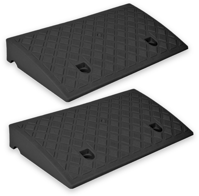 솔브릭 경사로 차량진입판, 블랙, 2개