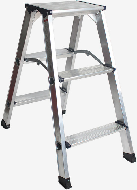 3단 A형 가정 산업용 휴대용 광폭 알루미늄 사다리 (SY-913), 1개
