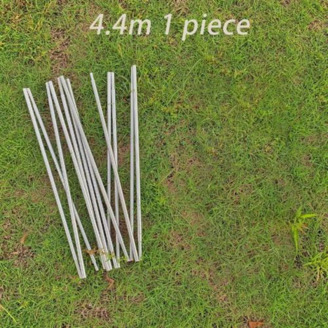 텐트부품 텐트폴대 교체 폴 8mm 알루미늄 로드 4m 수리 액세서리야외 캠핑 유리 섬유 프레임, 1개