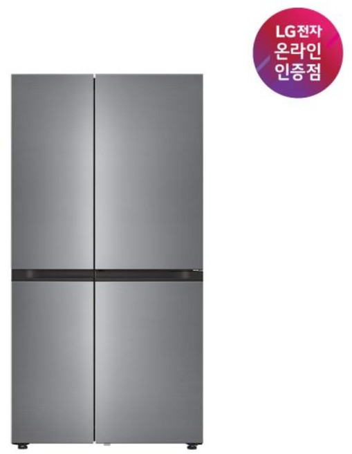 (LG전자) DIOS(디오스) AI 오브제컬렉션 832L 냉장고 2도어 (프라임 실버/S836P022), S836P022