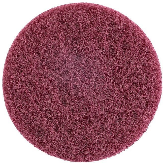 원형 수세미 7인치 400방 레드 샌딩 광택 녹제거, 1개