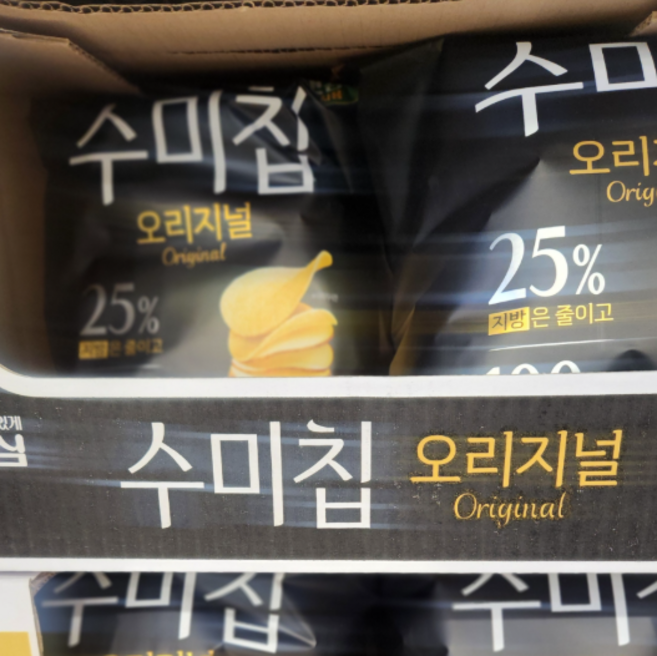 농심 수미칩 오리지널, 300g, 7개