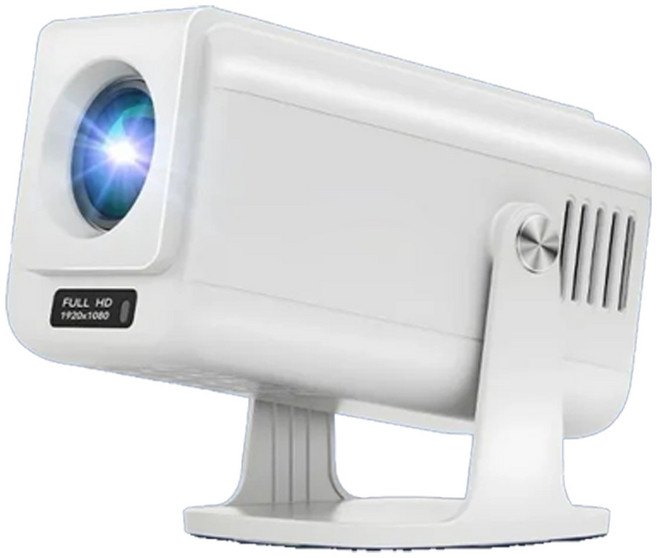 Touyinger HY320 빔프로젝터 1080P 풀HD 가정용 빔프로젝트 홈시네마 안드로이드 11.0 미니스마트빔 캠핑용 한글지원, HY320 PRO WHITE