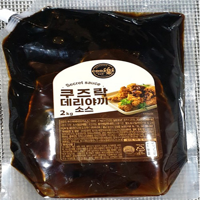 쿠즈락 데리야끼 소스 파우치, 1개, 2kg