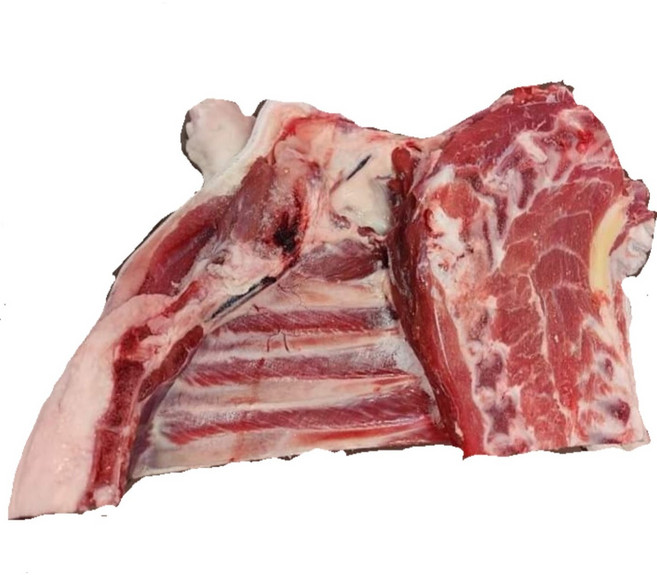[행복미트] 호주산 암컷염소 냄새없는 염소고기 앞다리지육 (고기+뼈+껍데기) 2kg내왜 Halal goat meat, 1개