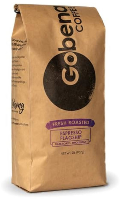 고베나 커피 2파운드 탄자니아 피베리 통콩 미디엄 로스트 32온스 벌크 커피 100% 아라비카, Flagship, 32 oz, 907g, 1