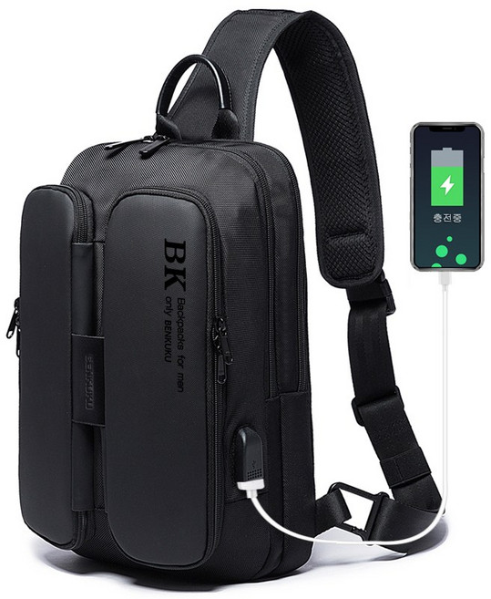 벤쿠쿠 7079 남자 크로스백 여행 슬링백