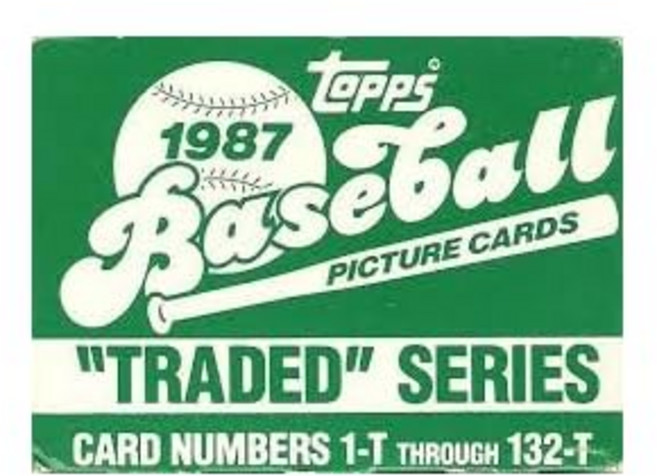 Topps 탑스 1987 Traded 야구 카드 세트 미개봉 132장