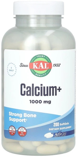 KAL 칼슘+ 소프트젤 200 KAL (칼), 1개, 200정 - 쿠팡