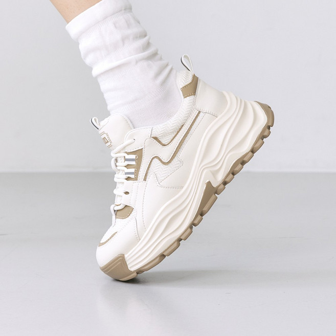 슈리오 여성 청키 통굽 패션 스니커즈 7cm