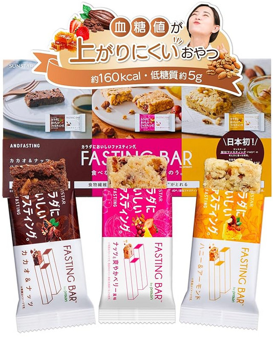 선스타 패스트 바 글루텐 프리 낮은 탄수화물 식이섬유 저칼로리 간식 과자 대체 혈당치 3종 12개 카카오 허니 베리, 1개, 1g