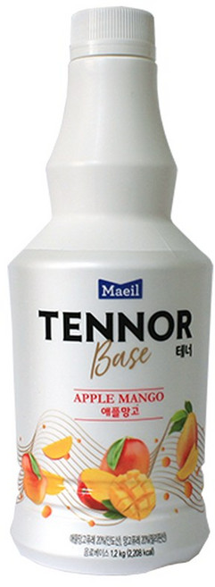 매일유업 테너베이스 농축액 애플망고 1.2Kg, 3개