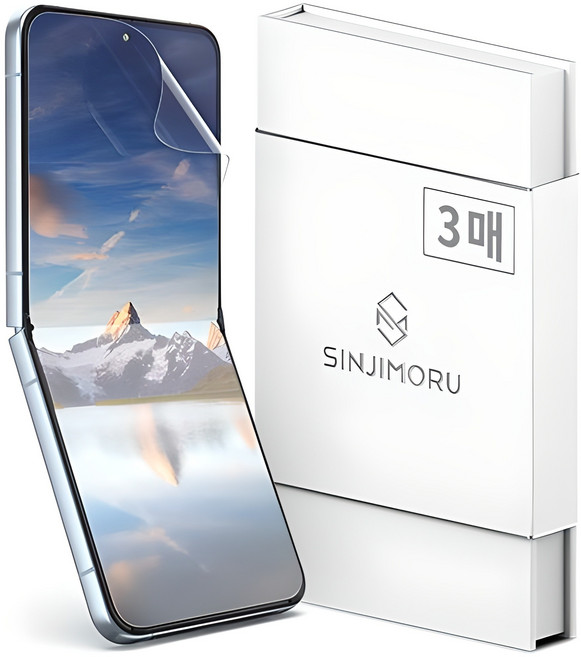 신지모루 하이브리드 쉴드 자가복원 TPU EPU 코팅 액정보호필름 3p, 1세트