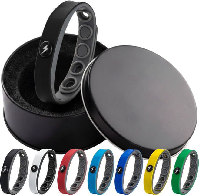 브레베네 정전기 방지 팔찌 음이온 러닝 밴드, 블랙, 1개